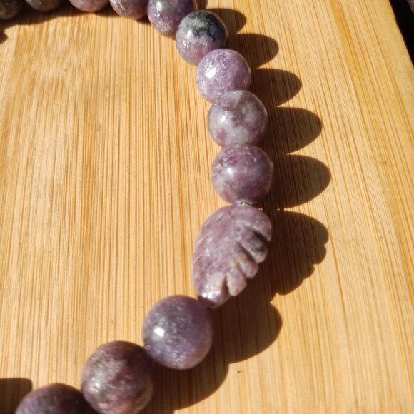 Jay King Mine Finds Purple Lepidolite Pendant Necklace 925 Sterling Silver - Picture 3 of 8